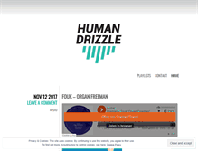Tablet Screenshot of humandrizzle.com
